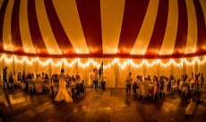 soirée sous chapiteau de cirque de nuit 